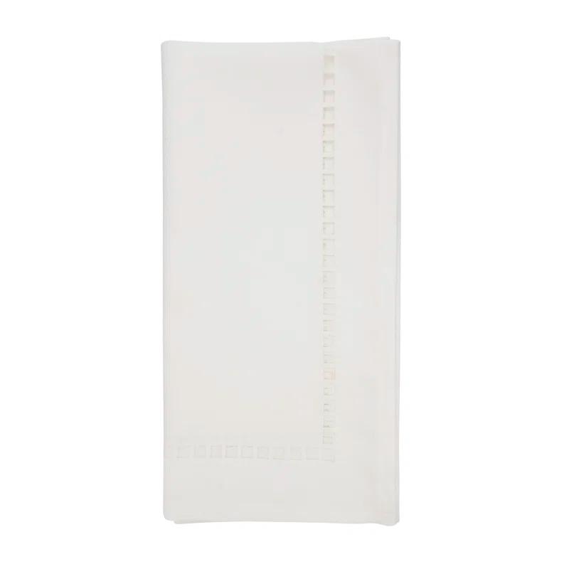 Saro Laser-Cut Hemstitch Napkin (Set of 4)