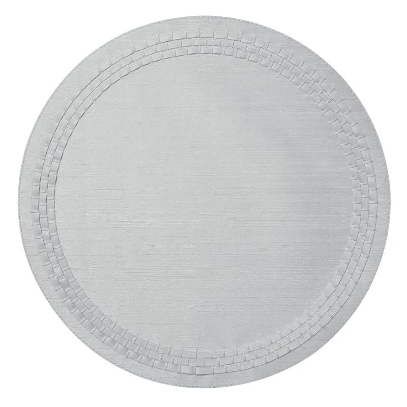 Mode Living August Vinyl Round Placemat (Set of 4)