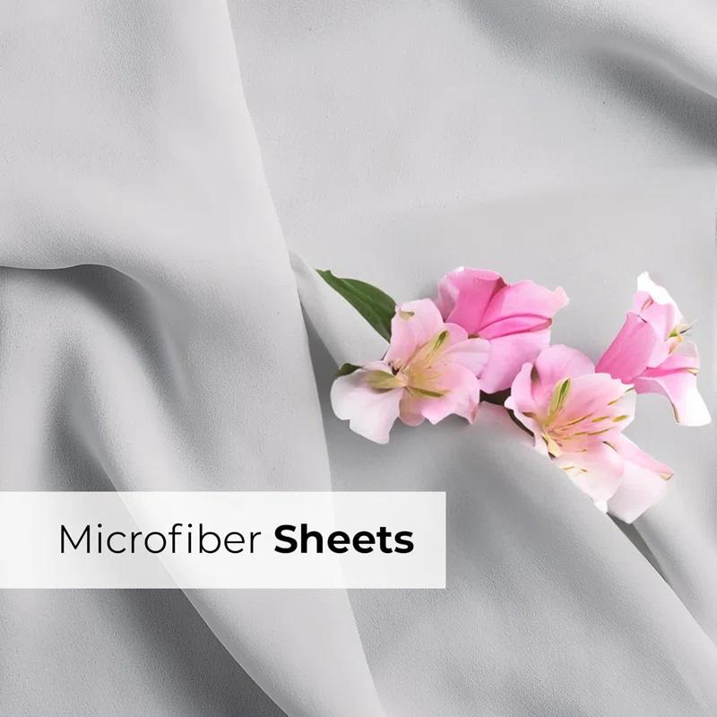 CGK Linens 6 Piece Extra Deep Pocket Ultra Soft & Cooling Sheet Set
