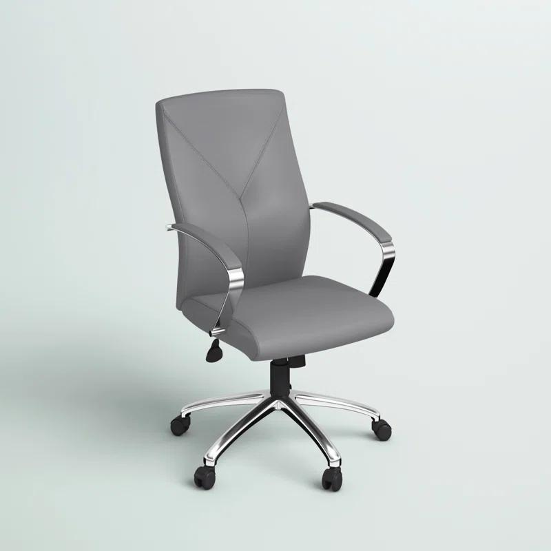 Boss Office Products Leather Conference Chair