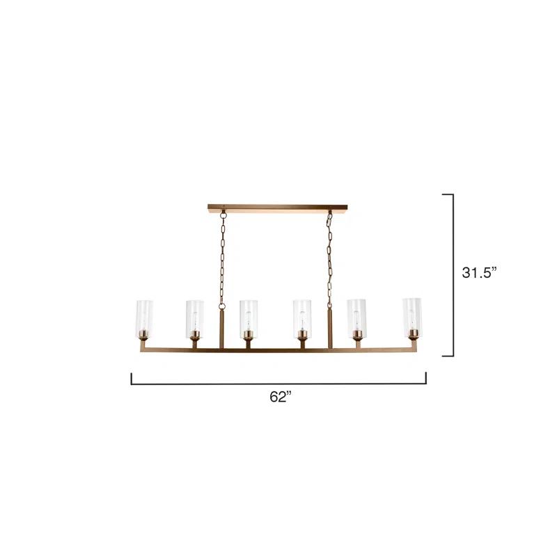 Jamie Young Company 6 - Light Kitchen Island Pendant