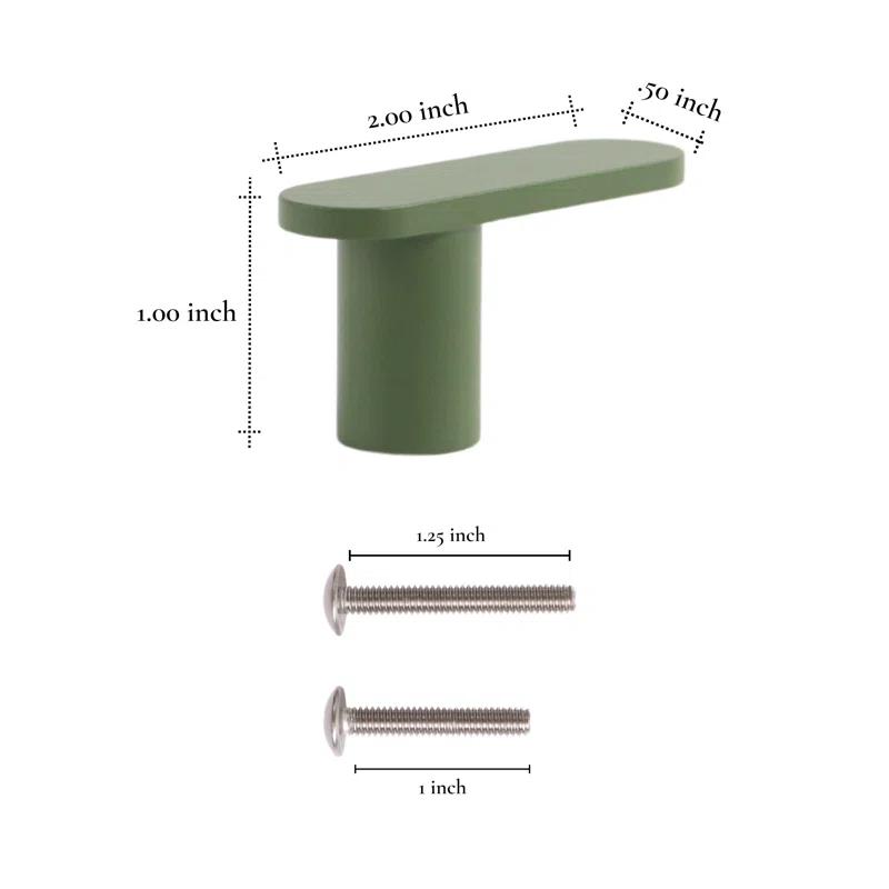 ROUS Hardware Mid Century Modern L-Bar Knob | Wayfair