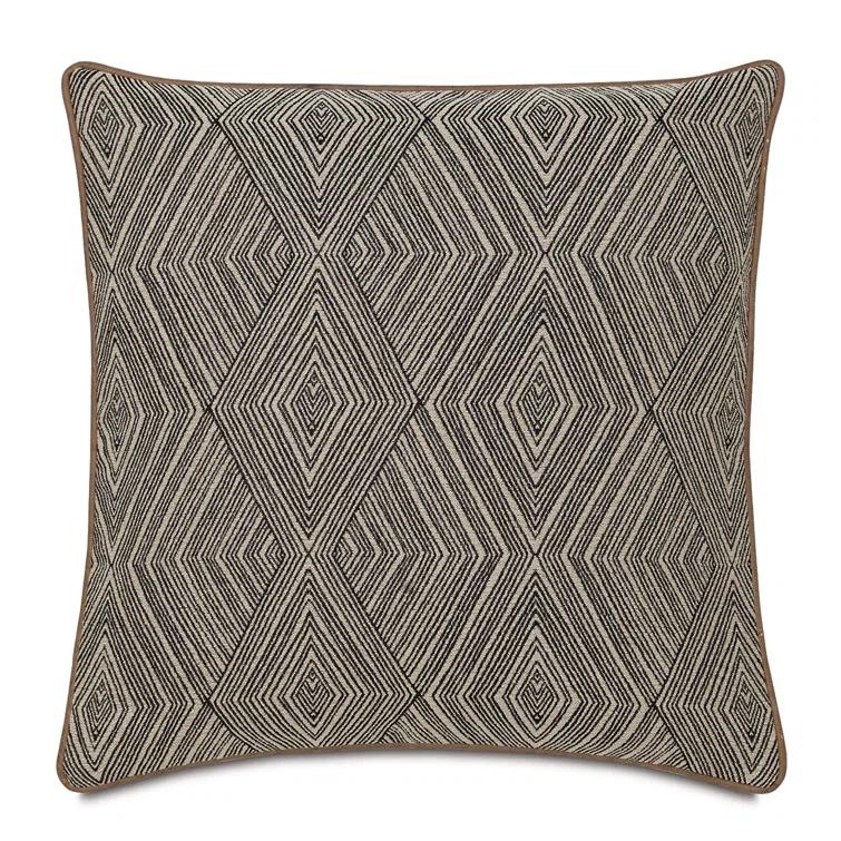 Eastern Accents Naya Embroidered Reversible Throw Pillow