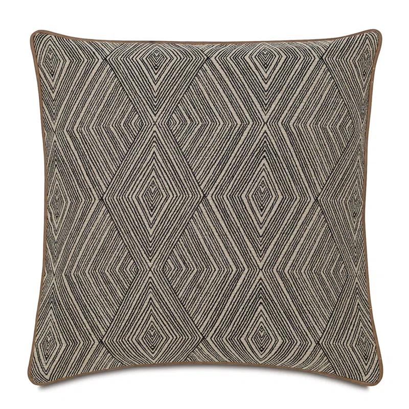 Eastern Accents Naya Embroidered Reversible Throw Pillow