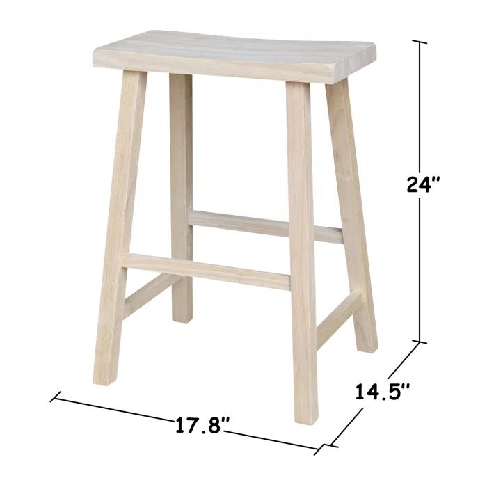 Winston Porter Creations Sawhorse Counter Stool