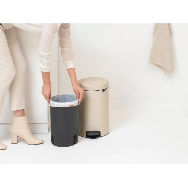 Brabantia Newicon Step On Trash Can, 3.2 Gallon (12 Liter)