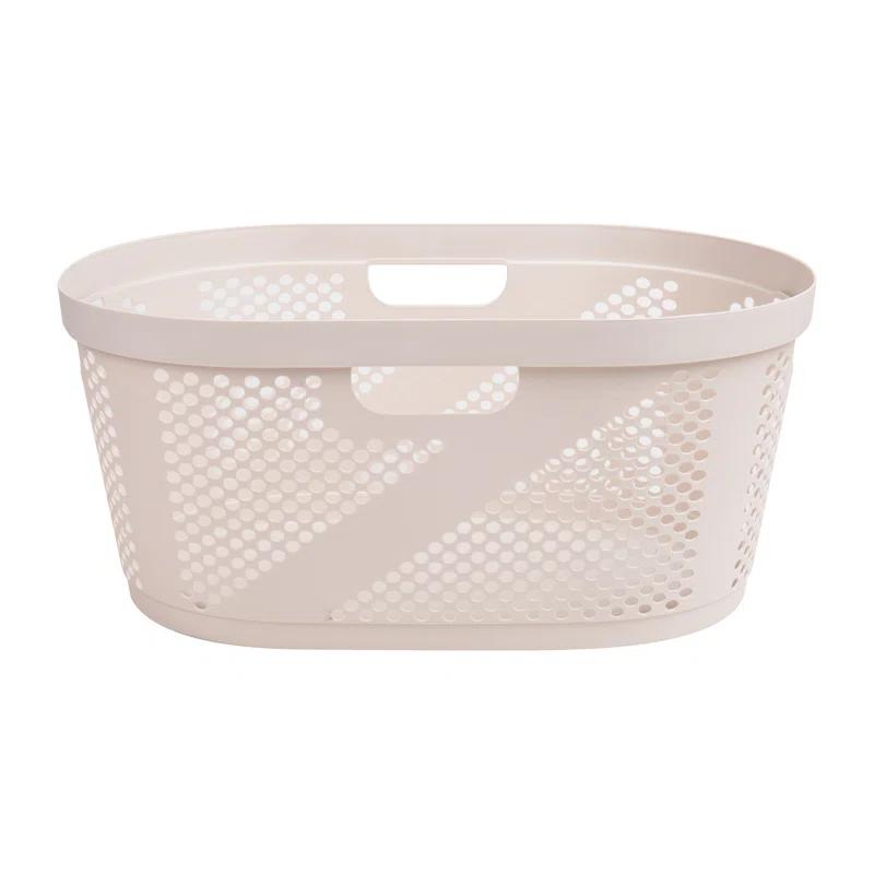 Mind Reader Mind Reader 40L Laundry Basket, Clothes Hamper, Ventilated, Plastic, 23"L x 14.5"W x 10.5"H, 2 Pack (Set of 2)