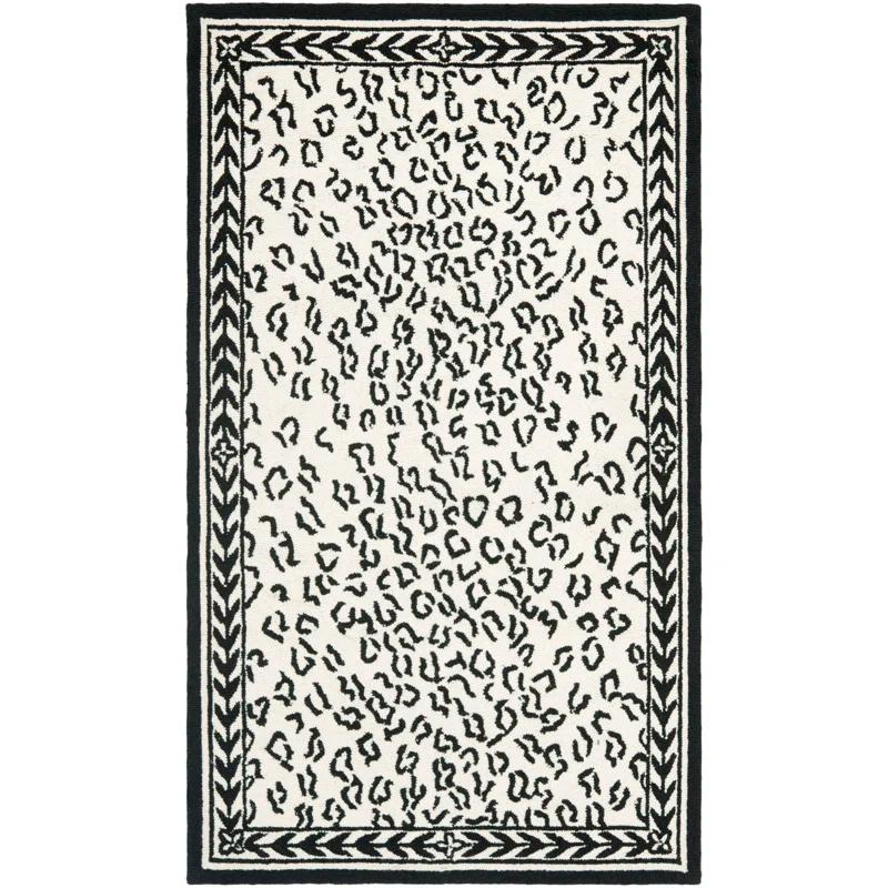 Chelsea Hand Hooked Wool Animal Print Rug