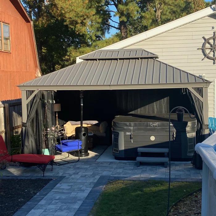 Purple Leaf Purple Leaf Aluminum Patio Gazebo