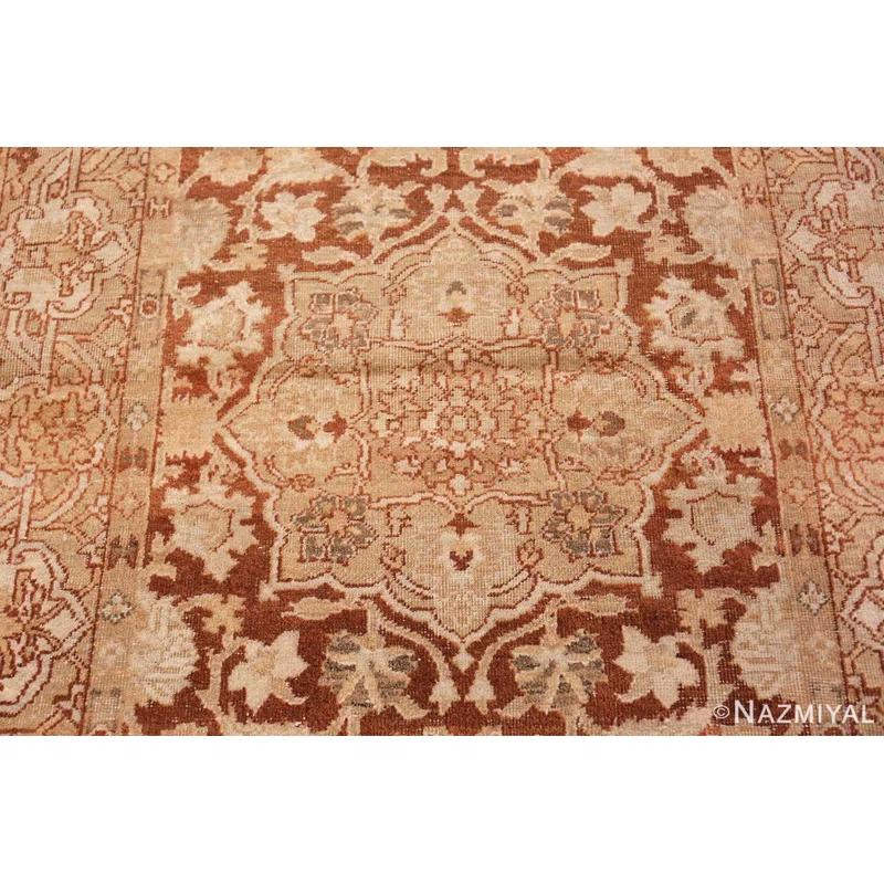 Nazmiyal Collection One-of-a-Kind Rectangle 4' X 7'2" Area Rug in Brown