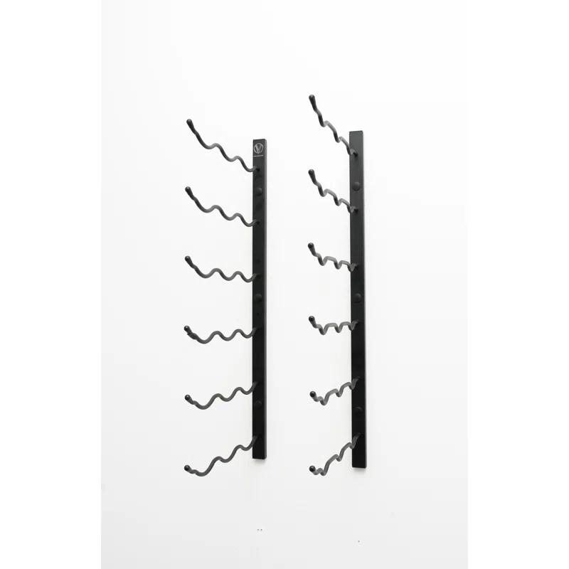 Rebrilliant Indurial 18 Bottle Wall Mounted Wine Bottle Rack
