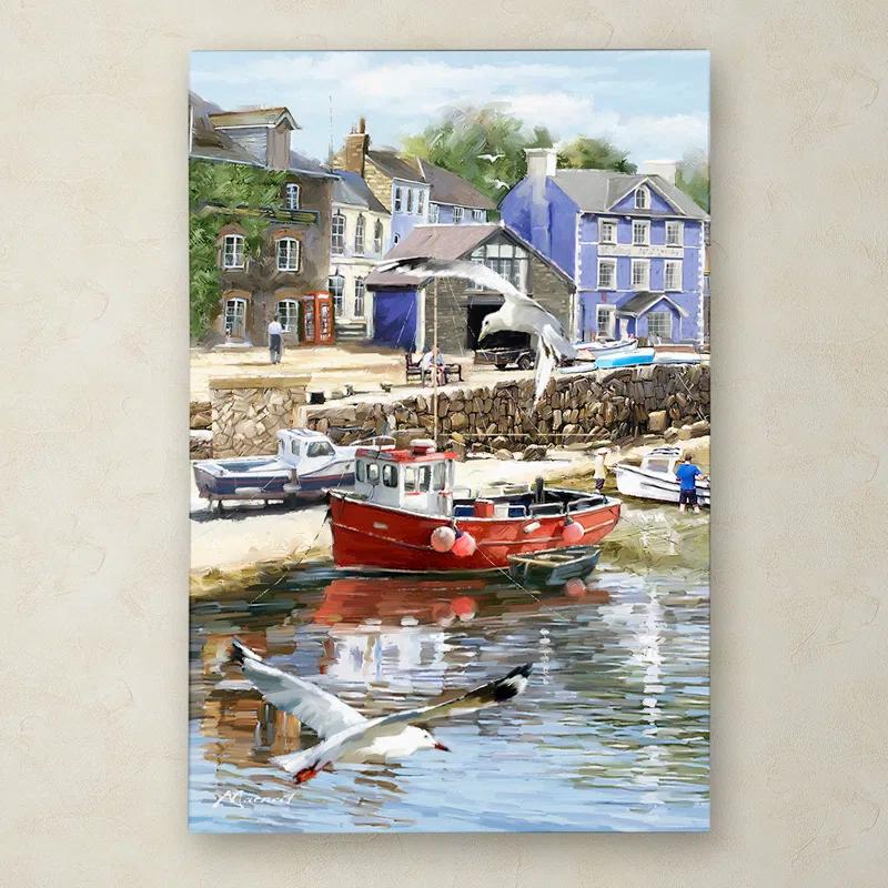 Trademark Fine Art The Macneil Studio " Coastal Town " by The Macneil Studio