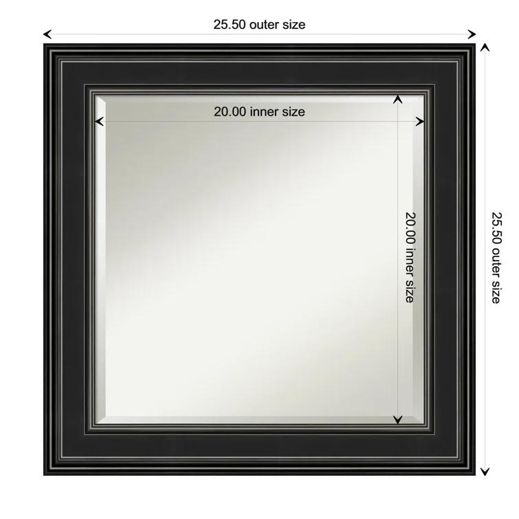Charlton Home® Fahlman Flat Wall Mirror