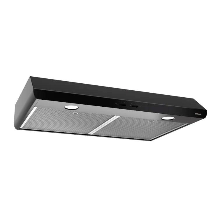 Broan NuTone Broan NuTone 30" Steel 250 CFM Convertible Under Cabinet Range Hood with Mesh Filter BKSH130BL
