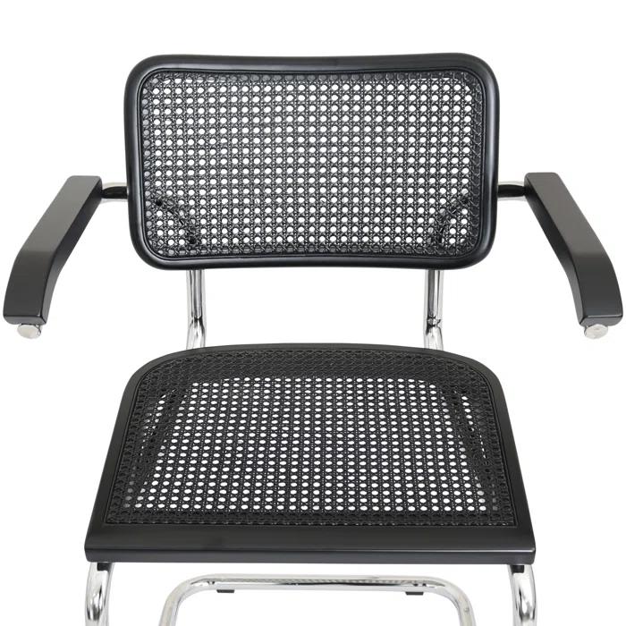 Breuer Chair Company Marcel Breuer Cesca Cane Cantilever Dining Armchair Arm Chair
