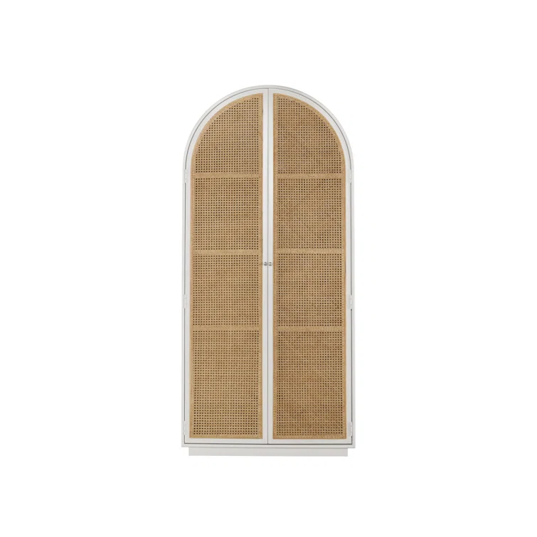 Universal Furniture Modern Nomad Golden Hour Utility Cabinet in Tan Tech Oak