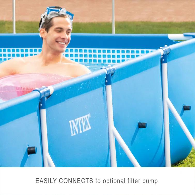 Intex New Intex Rectangular Frame Above Ground Swimming Pool