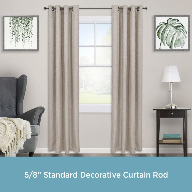 Kenney Richmond Kenney Sanders 5/8" Standard Decorative Window Curtain Rod & Reviews | Wayfair