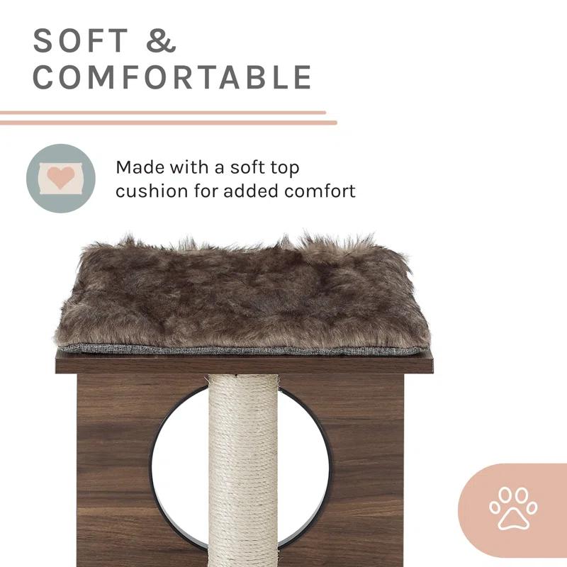 Sam's Pets Sheree Cat Tree 50" modern and easy clean