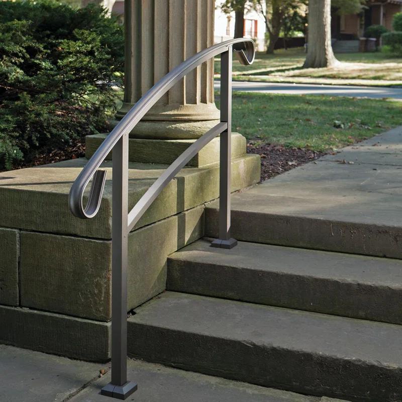 Barrette Outdoor Living Handirail 4-Step Aluminum Rail Kit