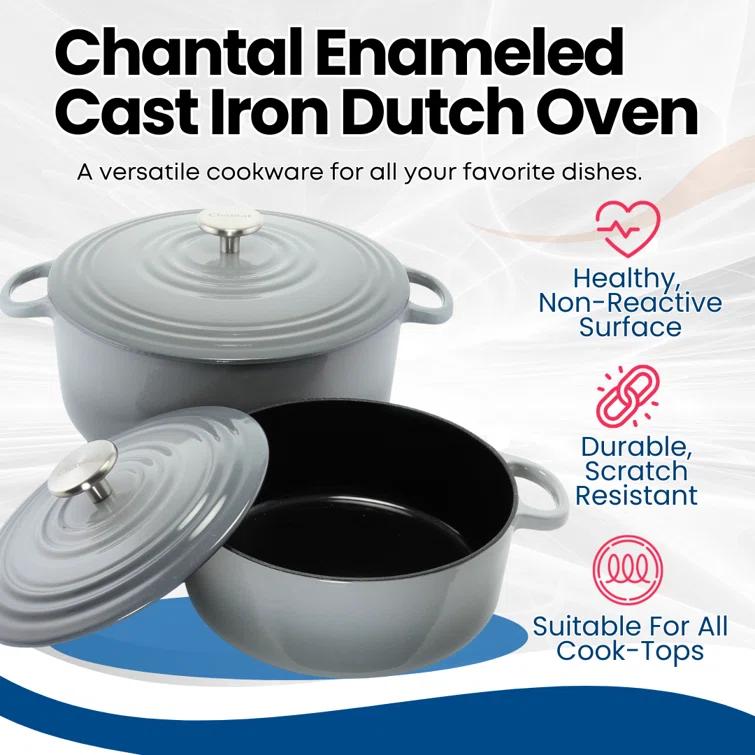 Chantal Chantal Cast Iron Round Dutch Oven