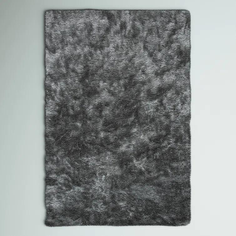 Steelside™ Annike Handmade Tufted Gray Area Rug