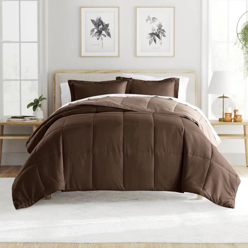 Becky Cameron Reversible Down-Alternative Comforter Bedding Set
