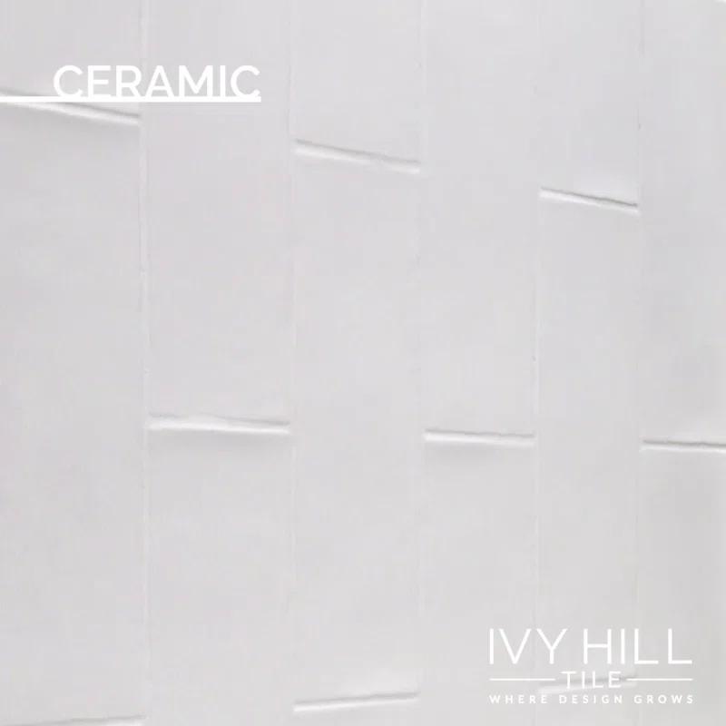 Barcelona 3x6 Blanco Polished Ceramic Subway Wall Tile (5.38 Sq. Ft. / Case)