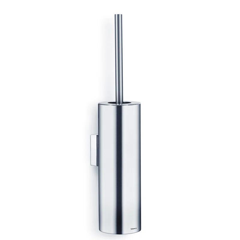 NEXIO 18" Metal Wall Mounted Toilet Brush and Holder