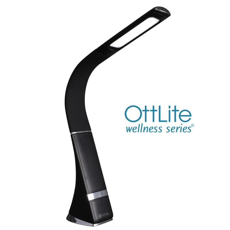 OttLite OttLite Wellness Recharge LED Desk LampPortable, Dimmable & Flexible Gooseneck, Rechargeable Battery