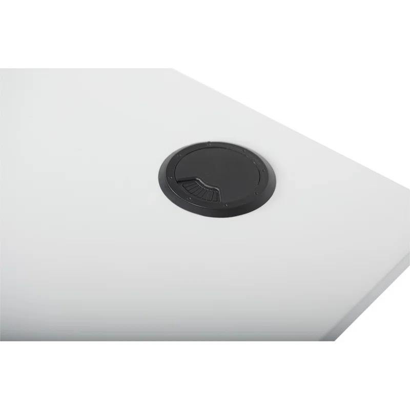 56.75'' x 23.5'' Sewing Table with Sewing Machine Platform