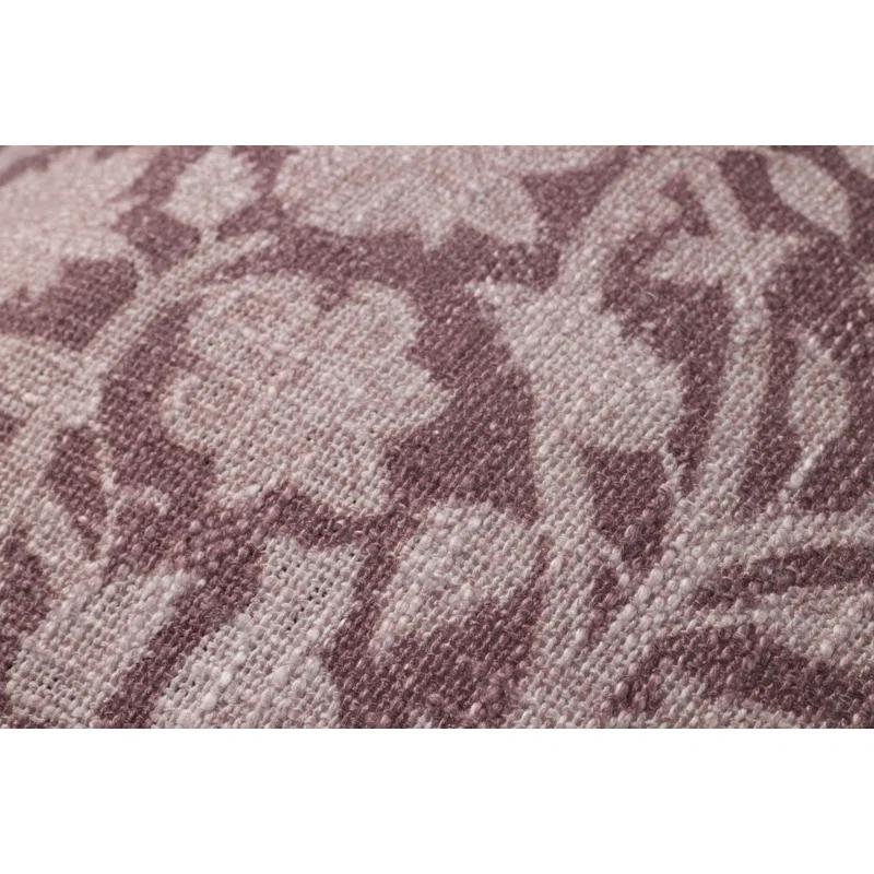 Kathleen Pillow by Chris Loves Julia x Loloi - Wine / 18" x 18" / Polyester