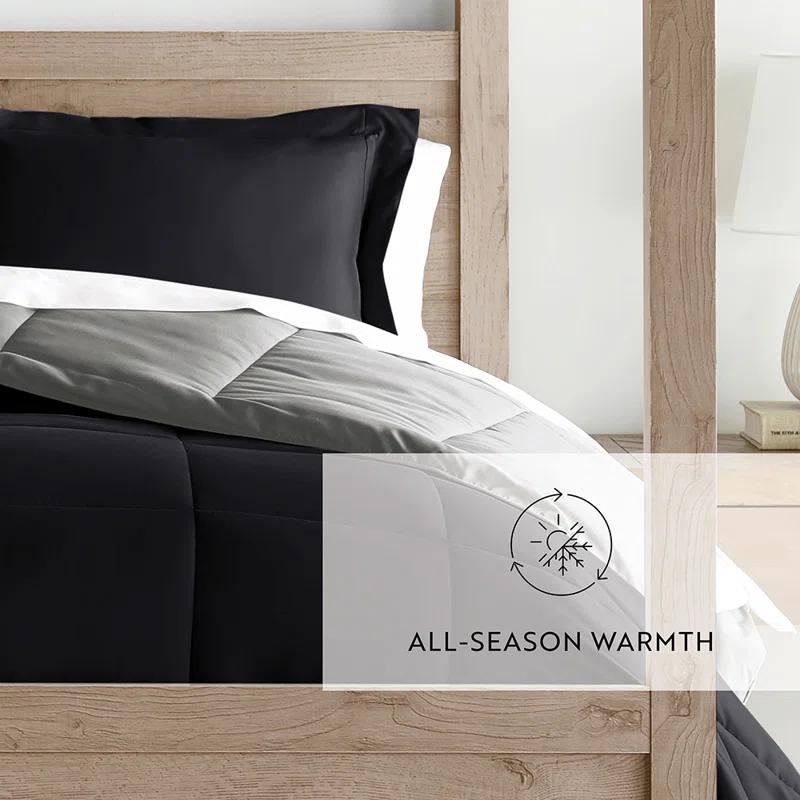 Becky Cameron Reversible Down-Alternative Comforter Bedding Set
