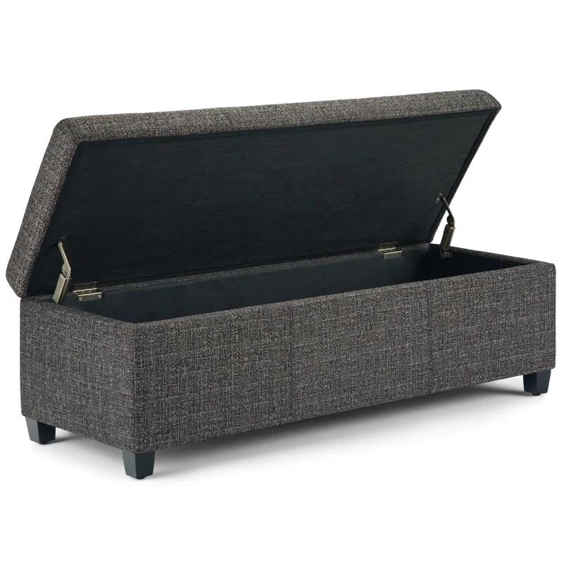Simpli Home Avalon Storage Ottoman Bench,Assembled