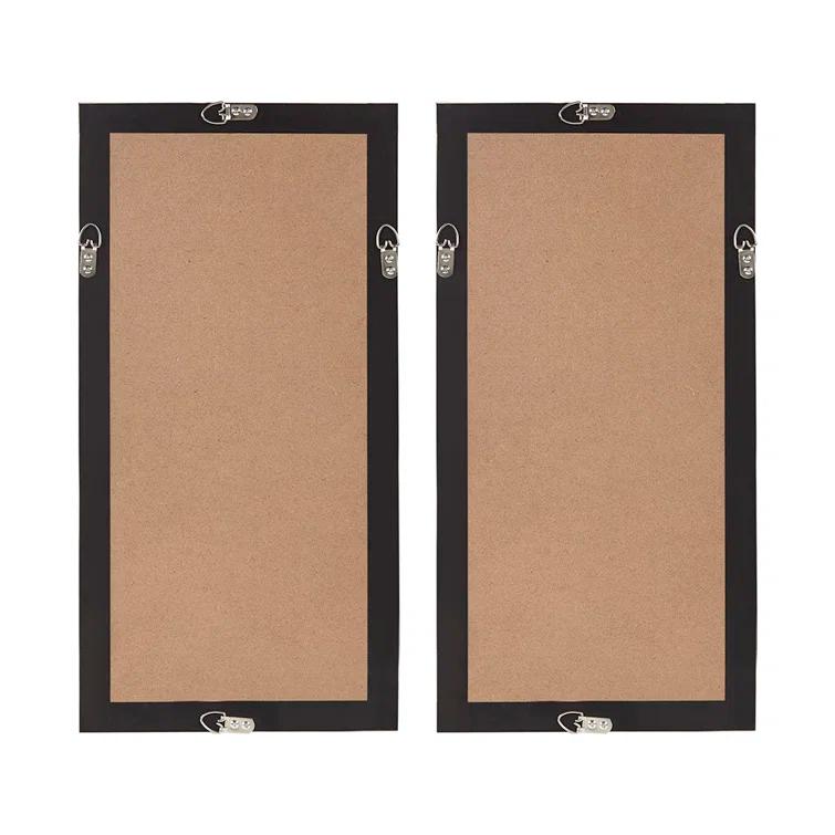 Mercury Row® Zeringue Emblem Natural Capiz with Gold Foil Shadowbox Wall Décor (Set of 2)