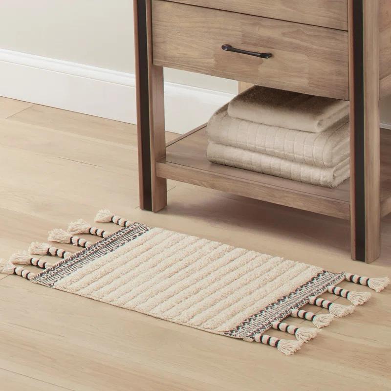 Lucky Brand Lucky Brand Demian Fringe Cotton Bath Rugs