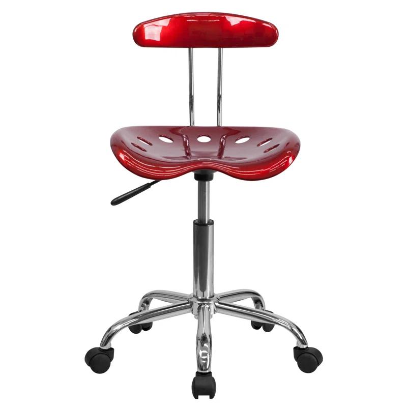 Flash Furniture Bonavant Adjustable Swivel Chair for Desk and Office with Tractor Seat