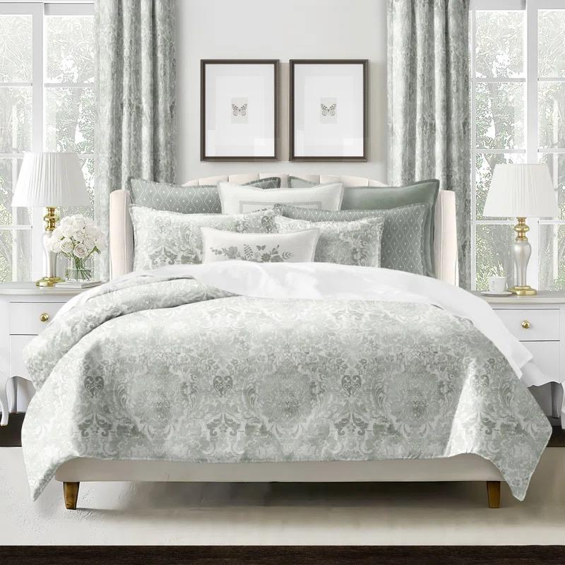 6ix Tailors Fine Linens Savannah Cotton Coverlet Set 8 Piece