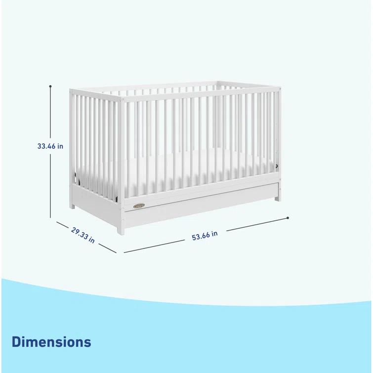 Teddi 5-in-1 Convertible Crib with Storage