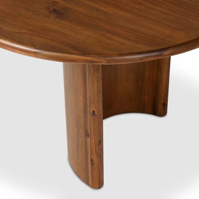 Gilda Oval Dining Table - Brown / 118"W