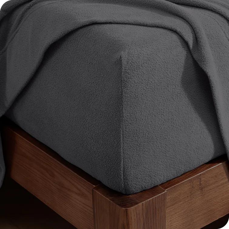 Bare Home Micro Fleece Super Soft Fitted Sheet