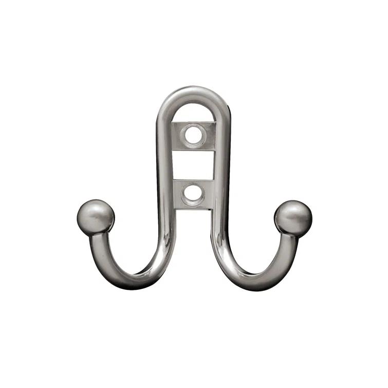 Franklin Brass Wall Mounted Decorative Double Robe Hook B46115J-SN-C