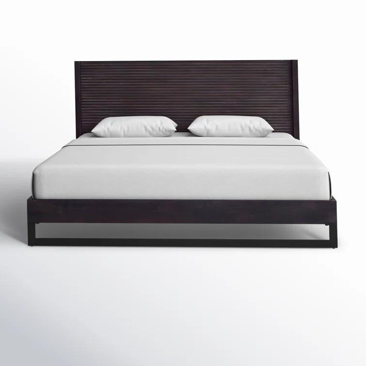 Nagle Cutout Mango Wood Bed