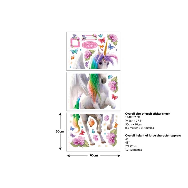 WallPops! Magical Unicorn Peel & Stick Border