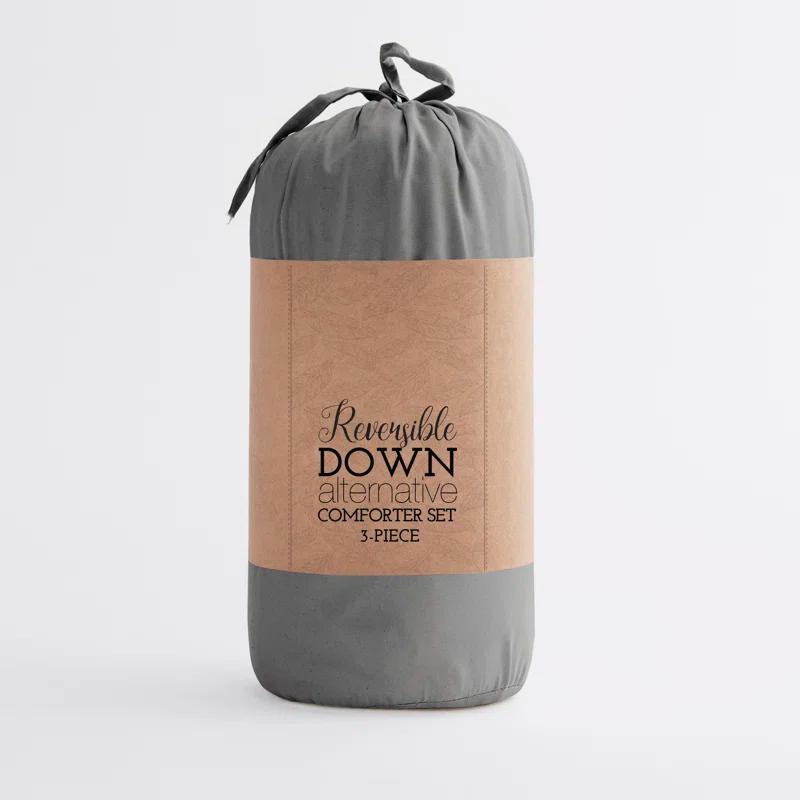 Becky Cameron Reversible Down-Alternative Comforter Bedding Set