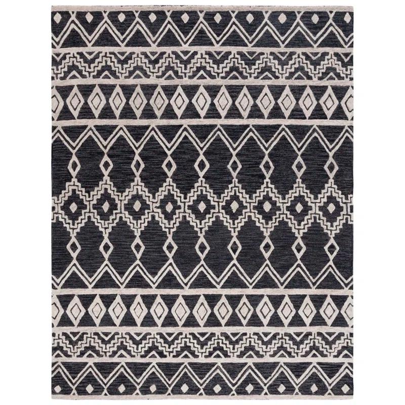 Union Rustic Abbegail Hand Tufted Wool Southwestern Rug