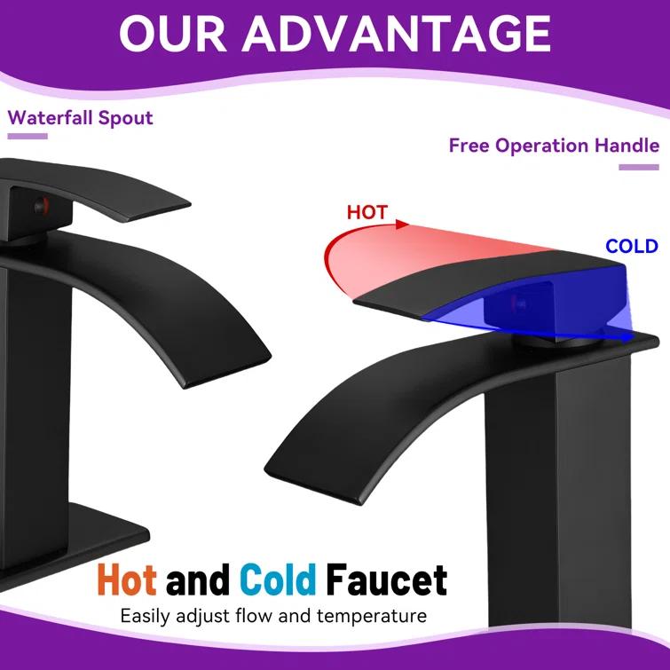 Single-Hole Single-handle Bathroom Faucet