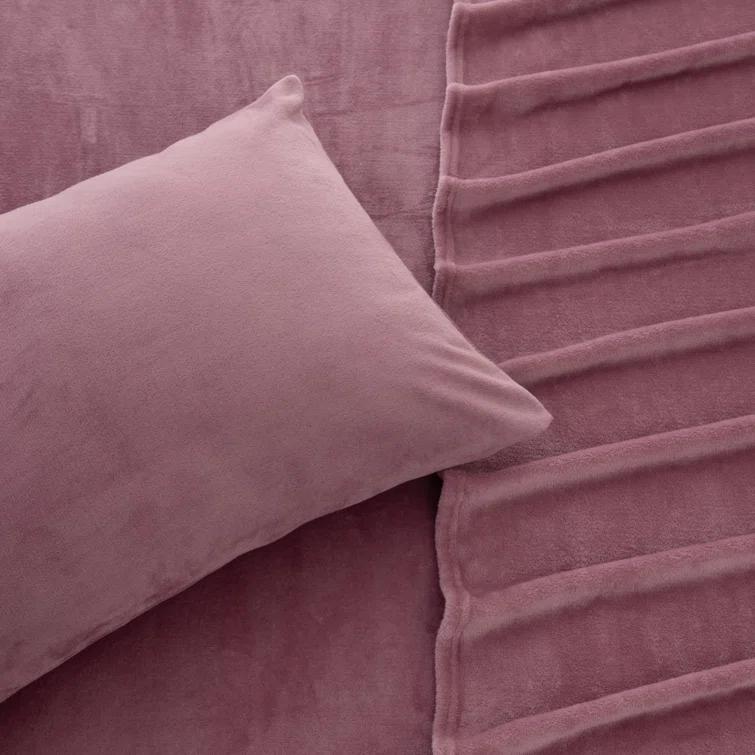FreshFolds Ultra Soft Micro Plush Velvet Solid Sheet Sets & Reviews | Wayfair