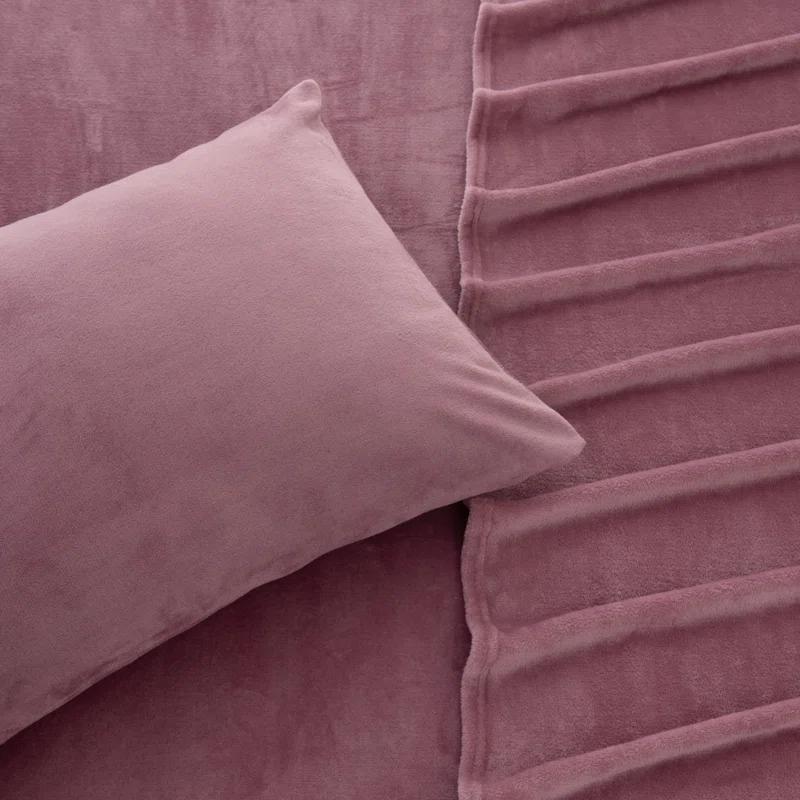 FreshFolds Ultra Soft Micro Plush Velvet Solid Sheet Sets & Reviews | Wayfair