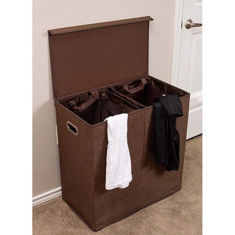 BirdRock Home Fabric Laundry Sorter with Handles